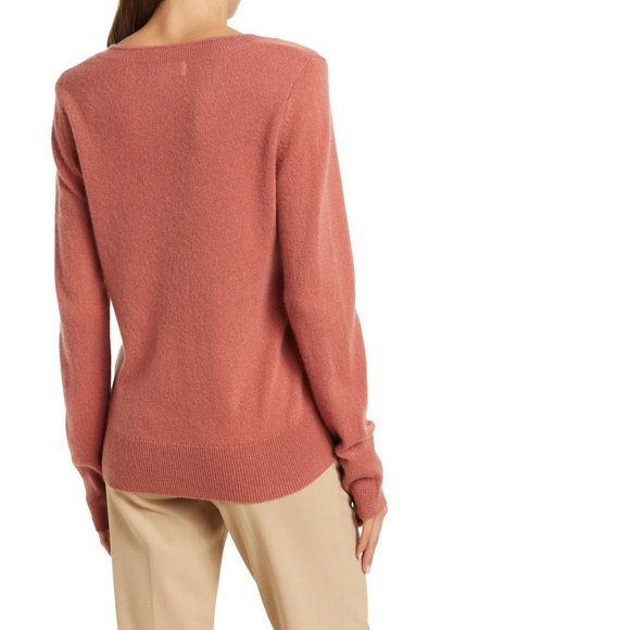 MAGASCHONI V-Neck Cashmere Sweater, XSmall - Picture 3 of 11
